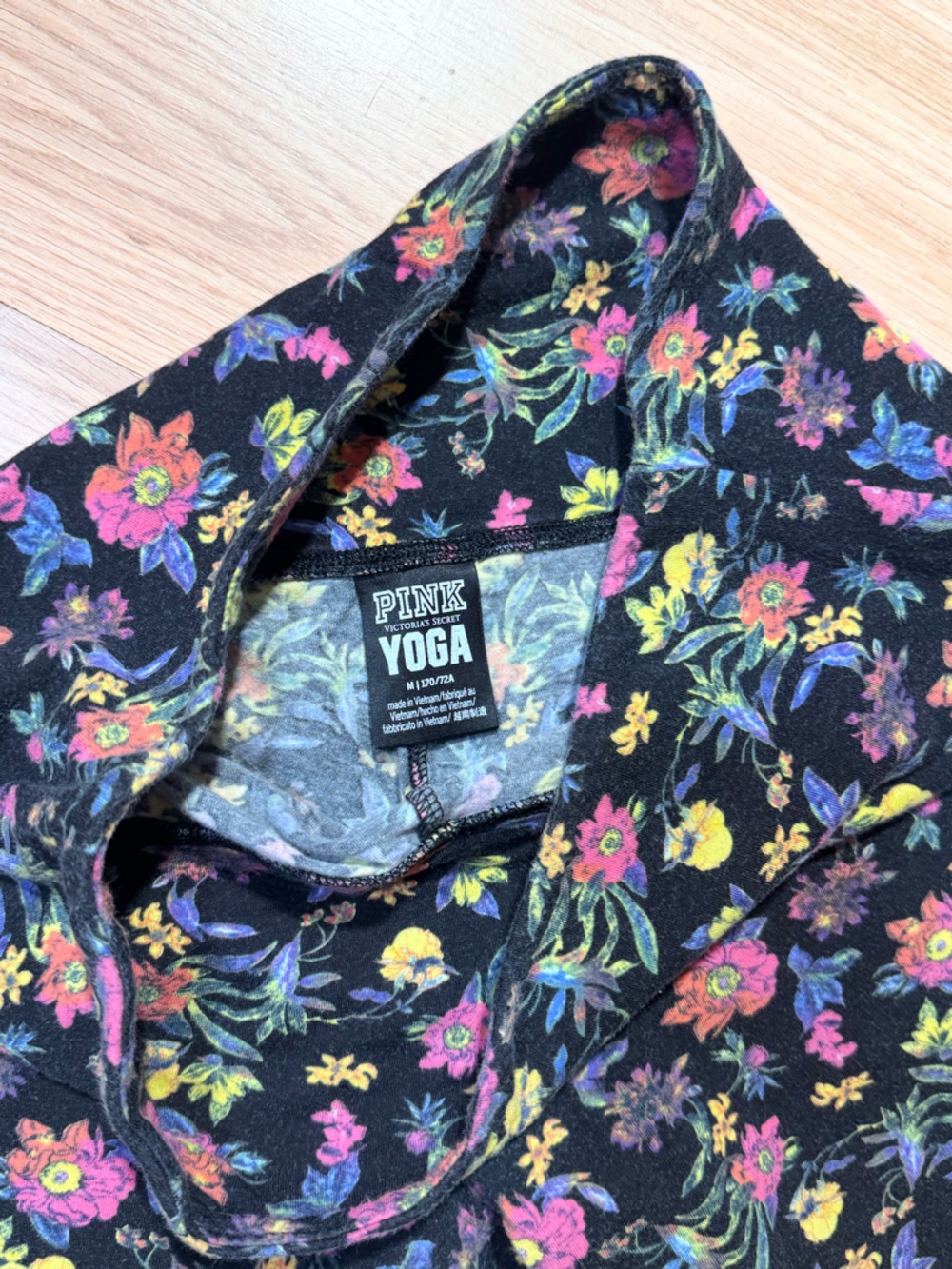 PINK | Floral Yoga Bike Shorts - Picture 3 of 4